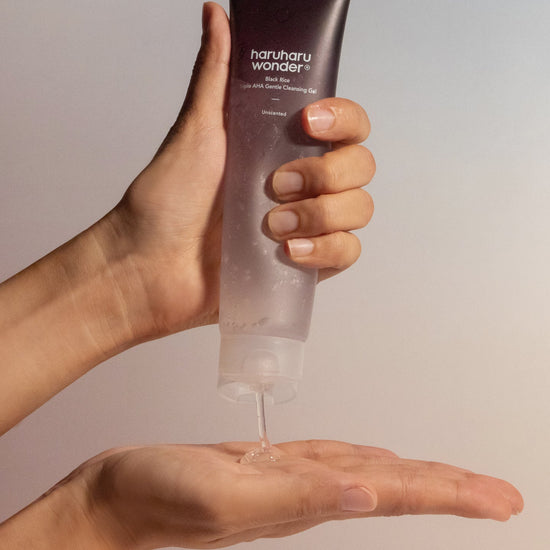 Black Rice Triple AHA Gentle Cleansing Gel Unscented - Haruharu Wonder US